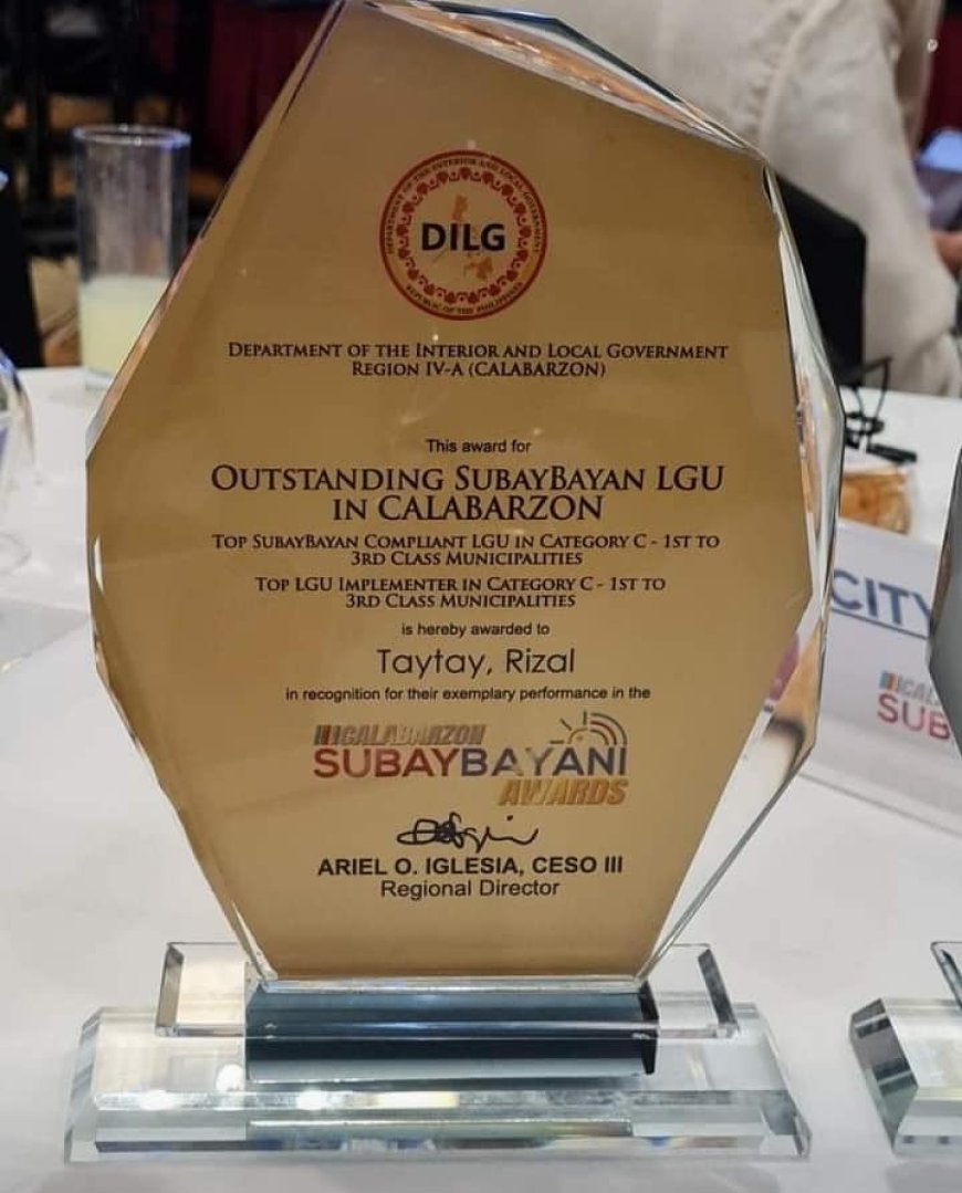 Taytay Rizal Shines Bright in CALABARZON: A Triple Victory at the 1st SubayBayani Awards