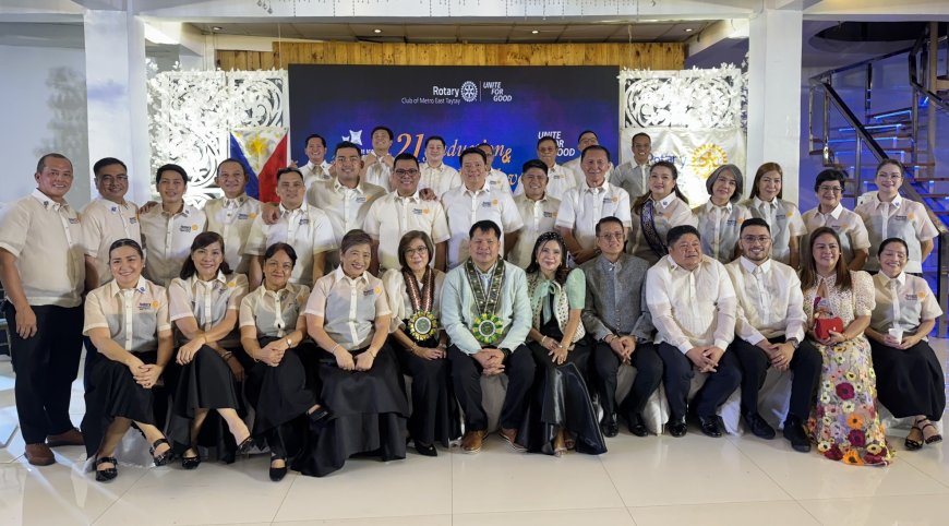 Rotary Club of Metro East Taytay Holds 21st Induction and 20th Handover Ceremony