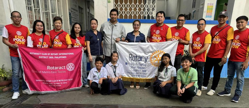 END POLIO NOW — WE’RE THIS CLOSE! Rotary Club of Metro East Taytay Ignites World Polio Day with Passion, Purpose, and Power!
